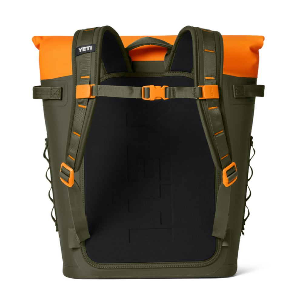 YETI Hopper M20 Backpack Cooler Olive / King Crab Orange
