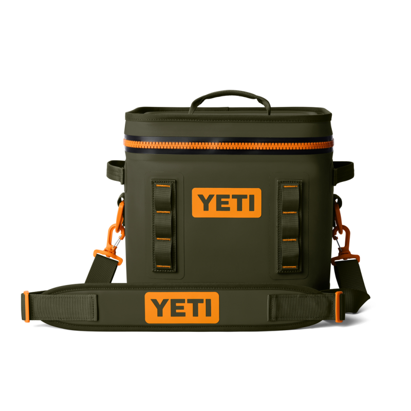 YETI Hopper Flip 12 Olive / King Crab Orange