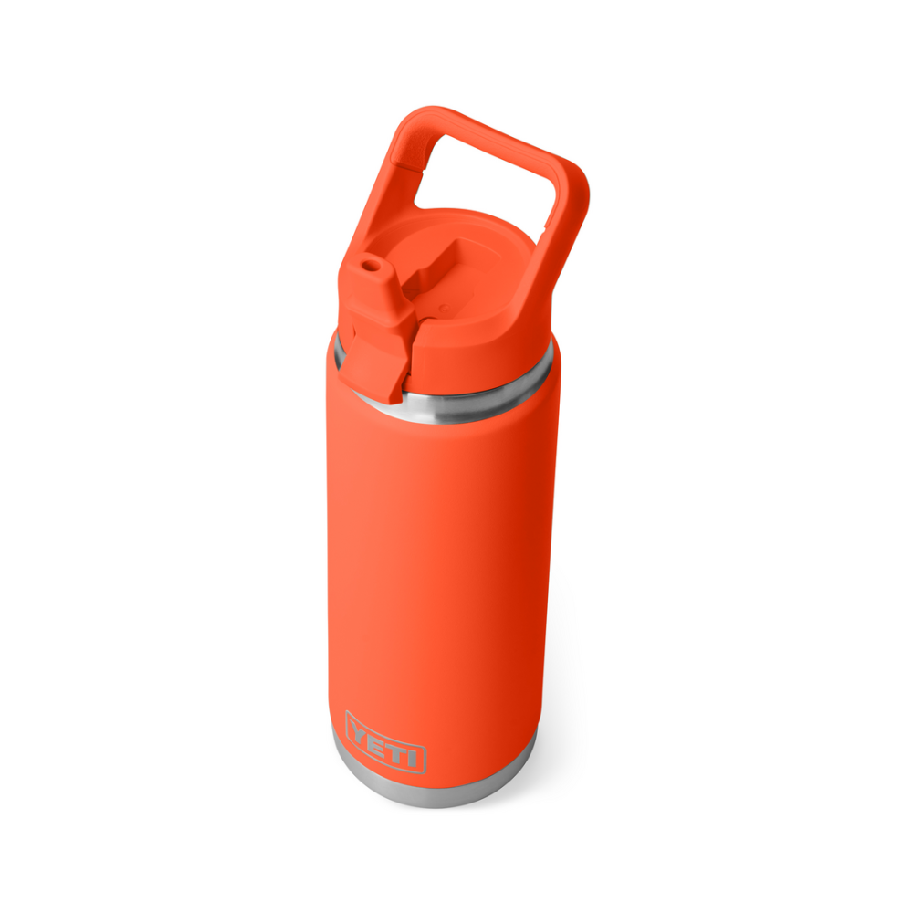 YETI Rambler 26 Oz Straw Bottle Papaya
