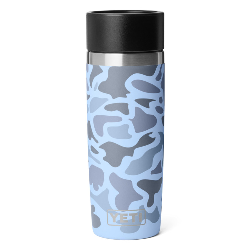 YETI Rambler 16 oz Travel Bottle Blue Camo