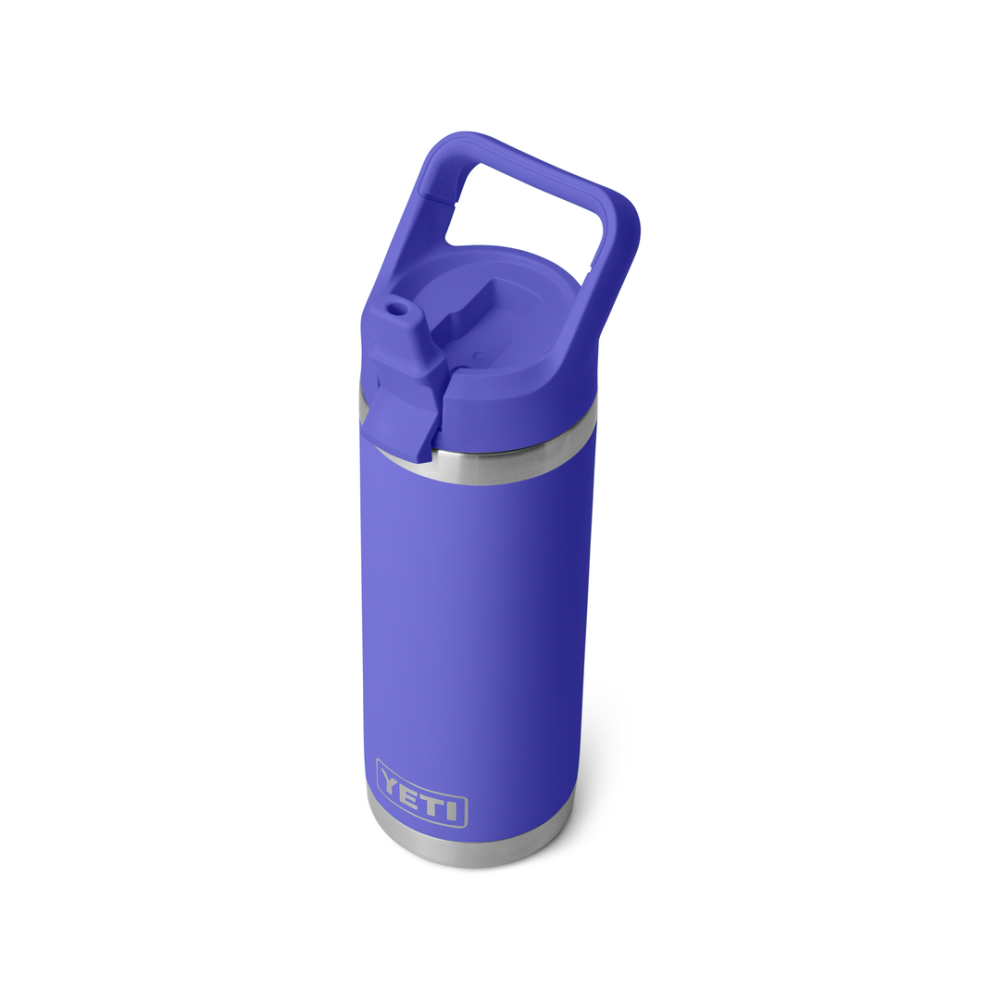 YETI Rambler 18 Oz Bottle Color Matched Straw Cap Ultramarine Violet