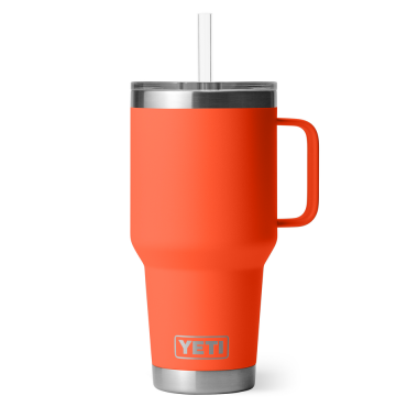 YETI Rambler 35 oz Straw Mug Papaya