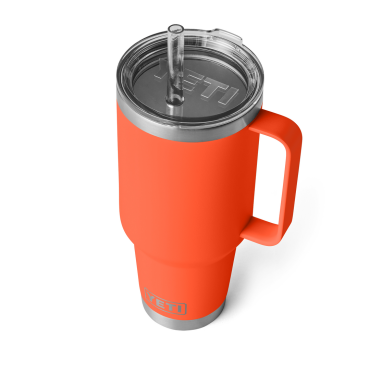 YETI Rambler 42 oz Straw Mug Papaya