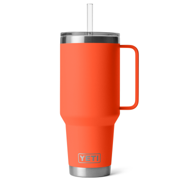 YETI Rambler 42 oz Straw Mug Papaya