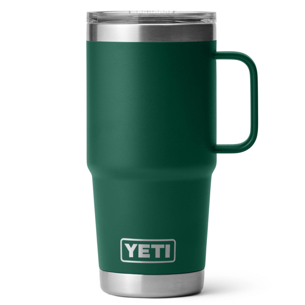 YETI Rambler 20 oz Travel Mug Black Forest Green