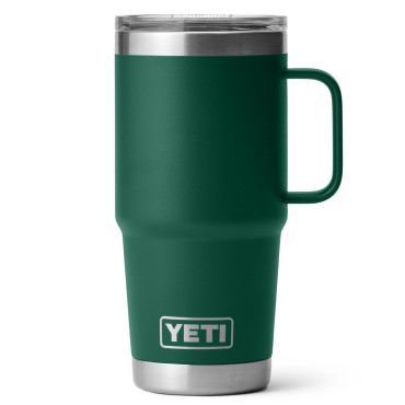 YETI Rambler 20 oz Travel Mug Black Forest Green