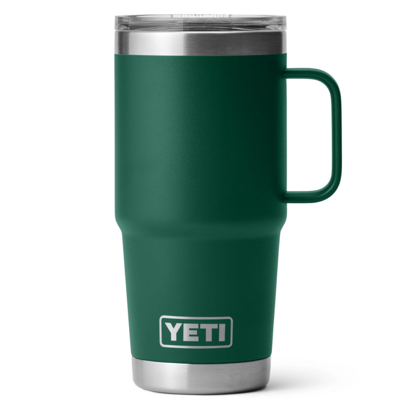 YETI Rambler 20 oz Travel Mug Black Forest Green