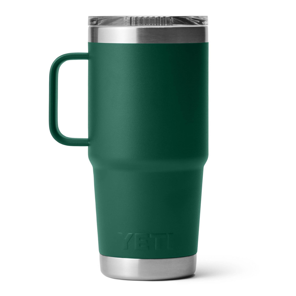 YETI Rambler 20 oz Travel Mug Black Forest Green