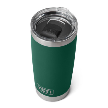 YETI Rambler 20 oz Tumbler Black Forest Green