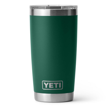 YETI Rambler 20 oz Tumbler Black Forest Green