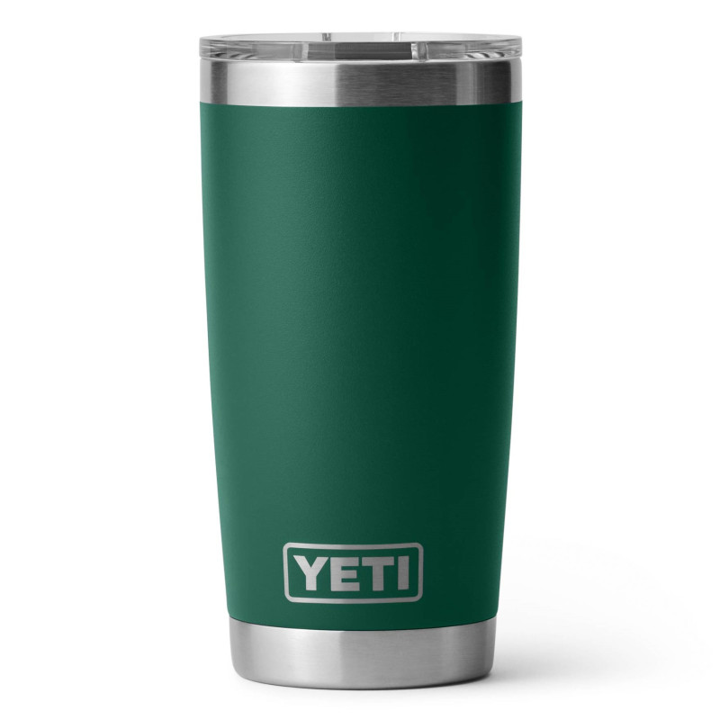 YETI Rambler 20 oz Tumbler Black Forest Green