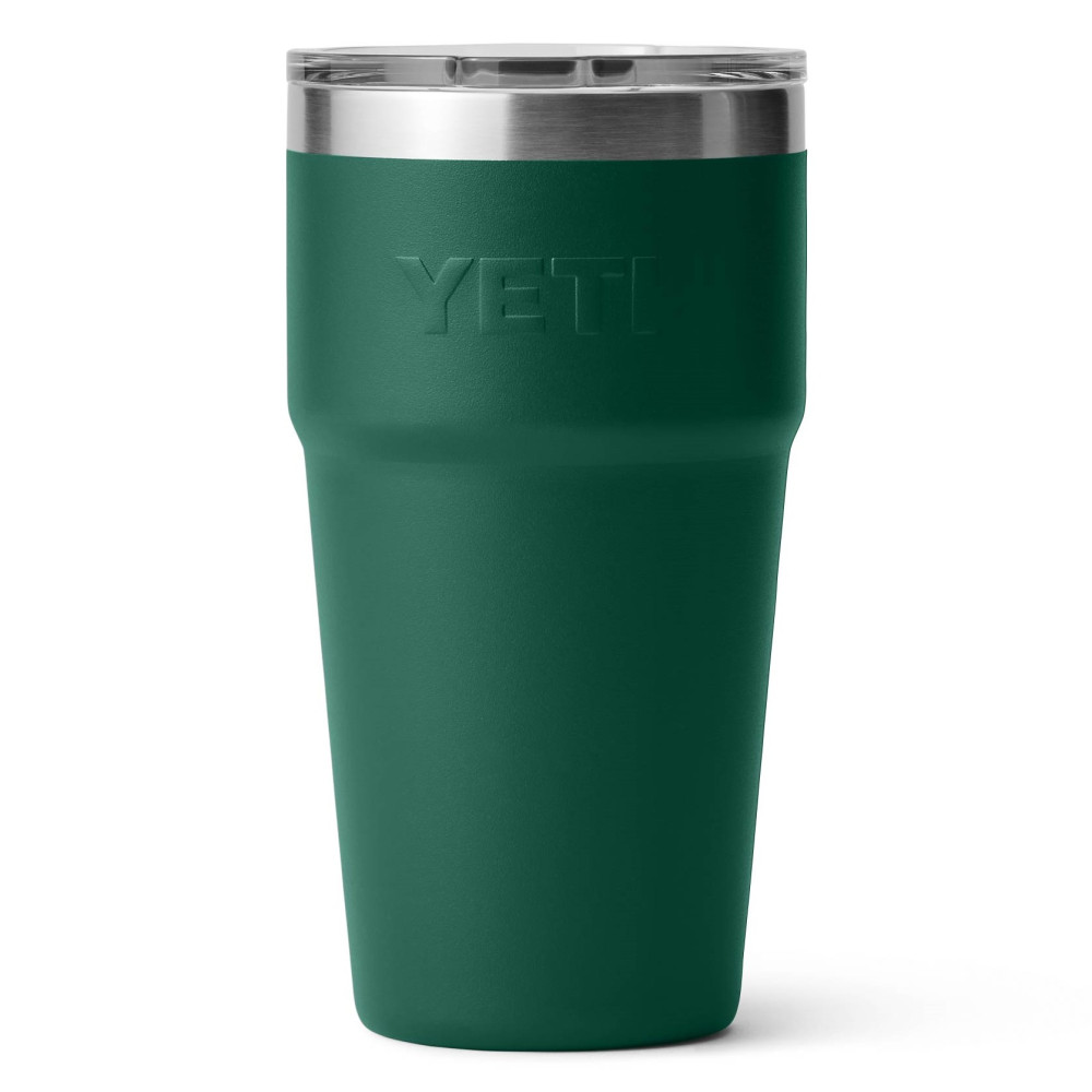 YETI Rambler 20 oz Stackable Tumbler Black Forest Green