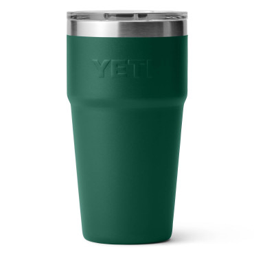YETI Rambler 20 oz Stackable Tumbler Black Forest Green