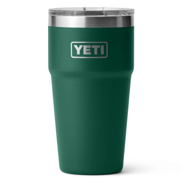 YETI Rambler 20 oz Stackable Tumbler Black Forest Green