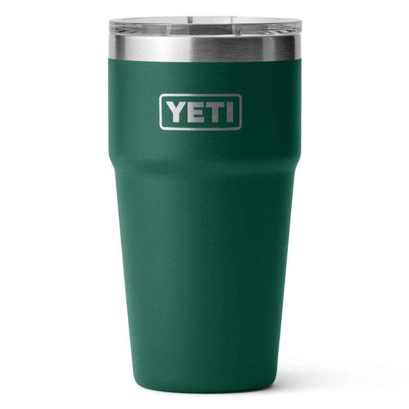 YETI Rambler 20 oz Stackable Tumbler Black Forest Green