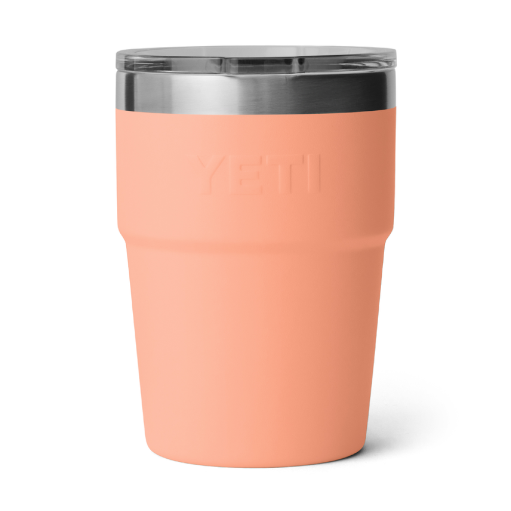 YETI Rambler 16 oz Stackable Tumbler Peach