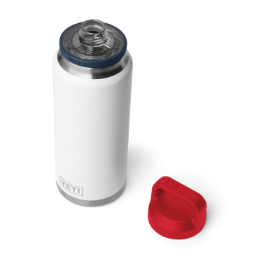 YETI Rambler 36 Oz Bottle Chug White/Navy/Red