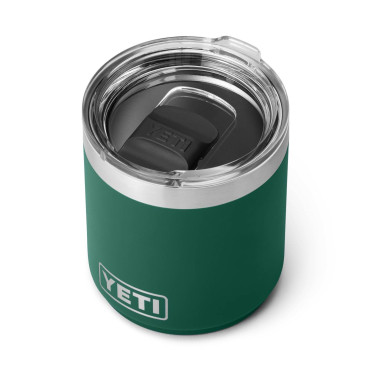YETI Rambler 10 oz Lowball 2.0 Black Forest Green
