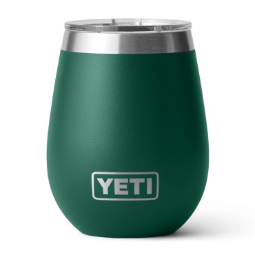 YETI Rambler 10 oz Wine Tumbler Black Forest Green