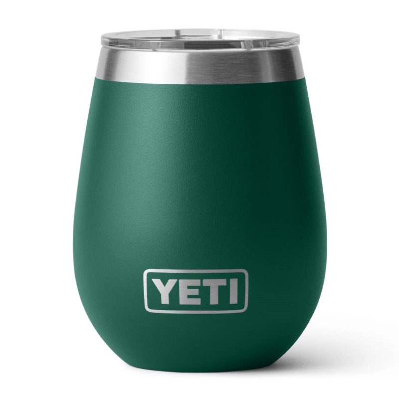 YETI Rambler 10 oz Wine Tumbler Black Forest Green