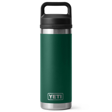 YETI Rambler 18 Oz Bottle Chug Black Forest Green