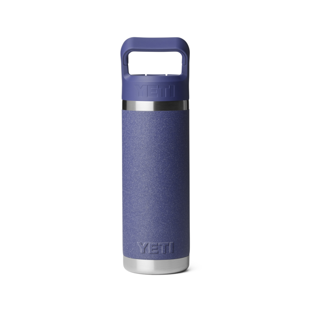 YETI Rambler 18 Oz Bottle Color Matched Straw Cap Moon Dust