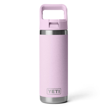 YETI Rambler 18 Oz Bottle Color Matched Straw Cap Cherry Blossom