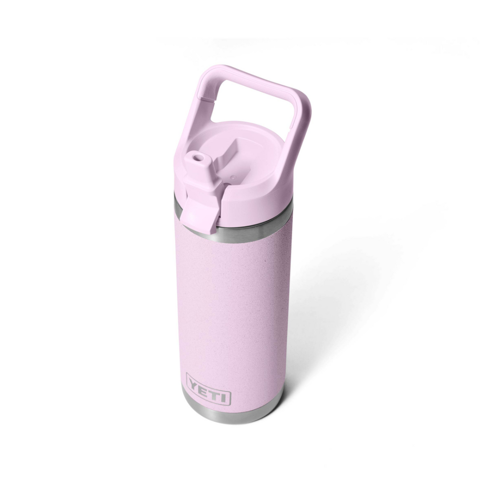 YETI Rambler 18 Oz Bottle Color Matched Straw Cap Cherry Blossom
