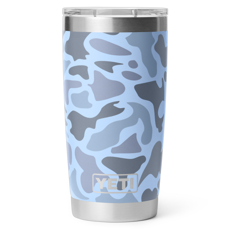 YETI Rambler 20 oz Tumbler Blue Camo