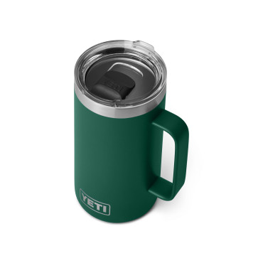 YETI Rambler 24 oz Mug Black Forest Green