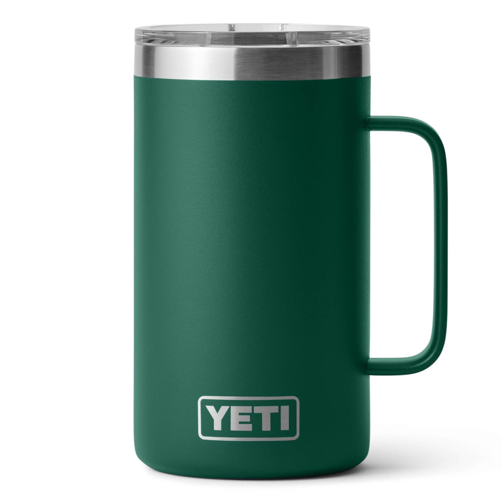 YETI Rambler 24 oz Mug Black Forest Green