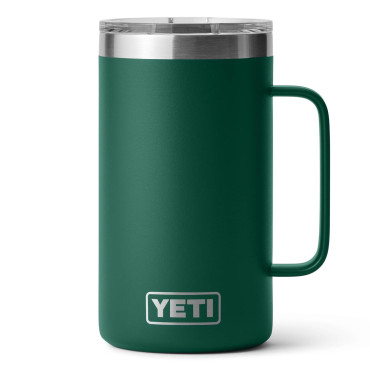 YETI Rambler 24 oz Mug Black Forest Green