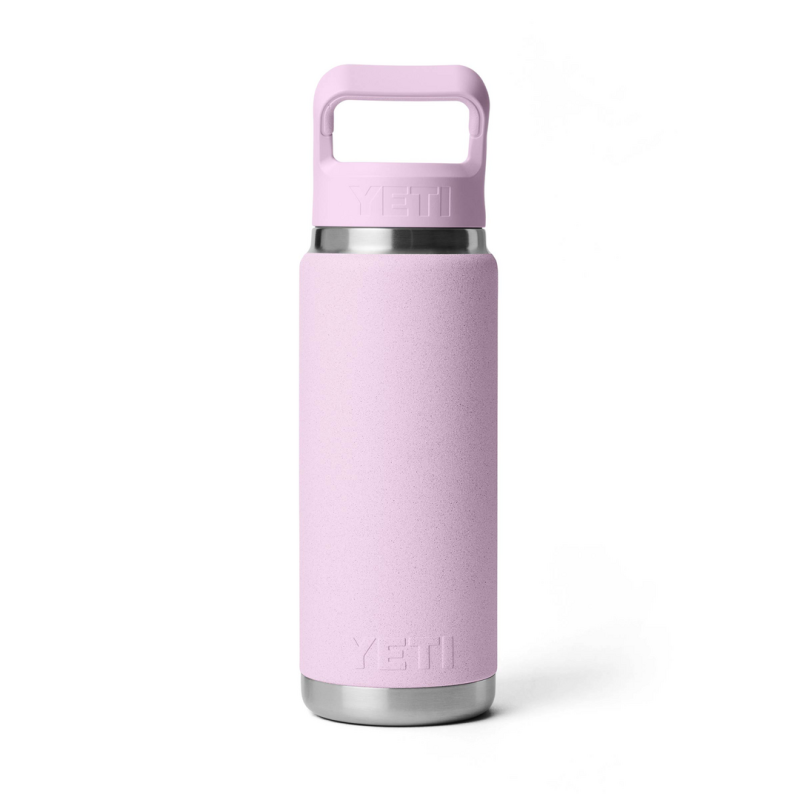 YETI Rambler 26 Oz Straw Bottle Cherry Blossom