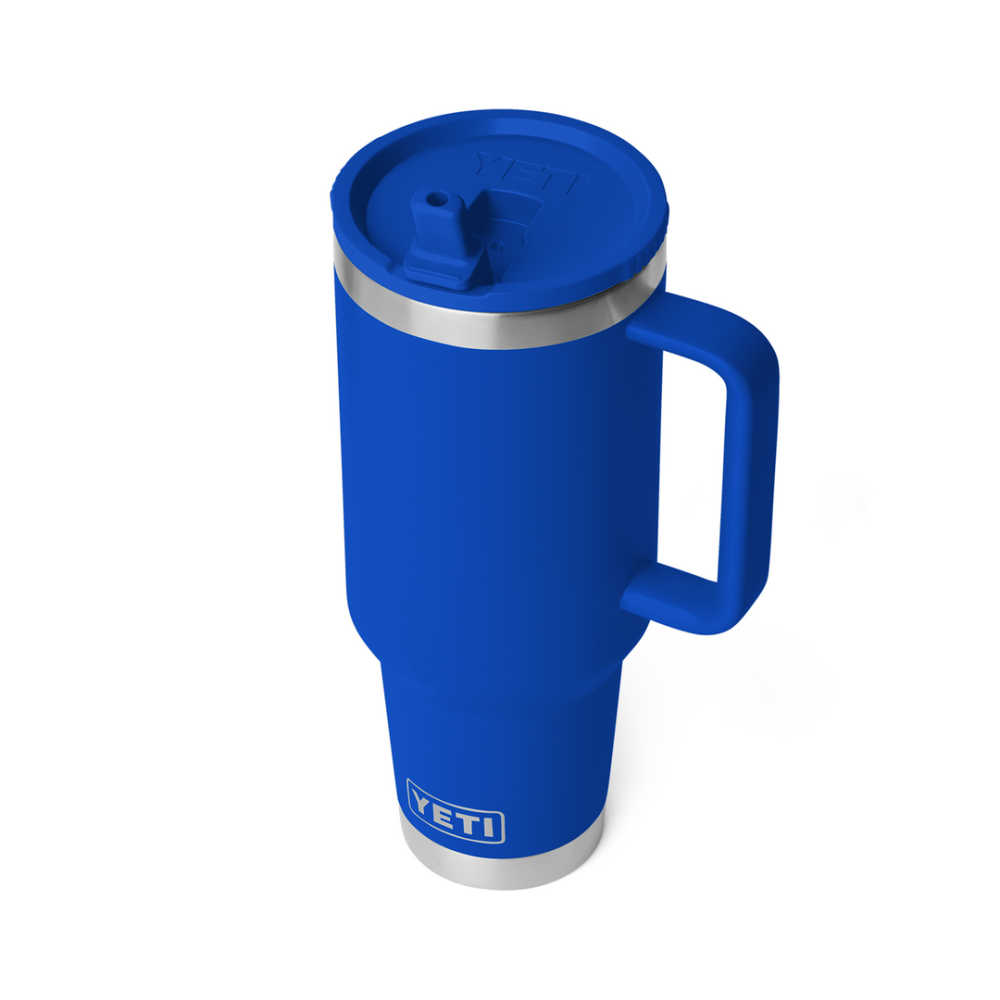 YETI Rambler 40 oz Travel Straw Mug Royal Blue