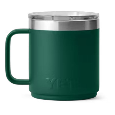YETI Rambler 10 oz Ceramic Lined Mug Black Forest Green