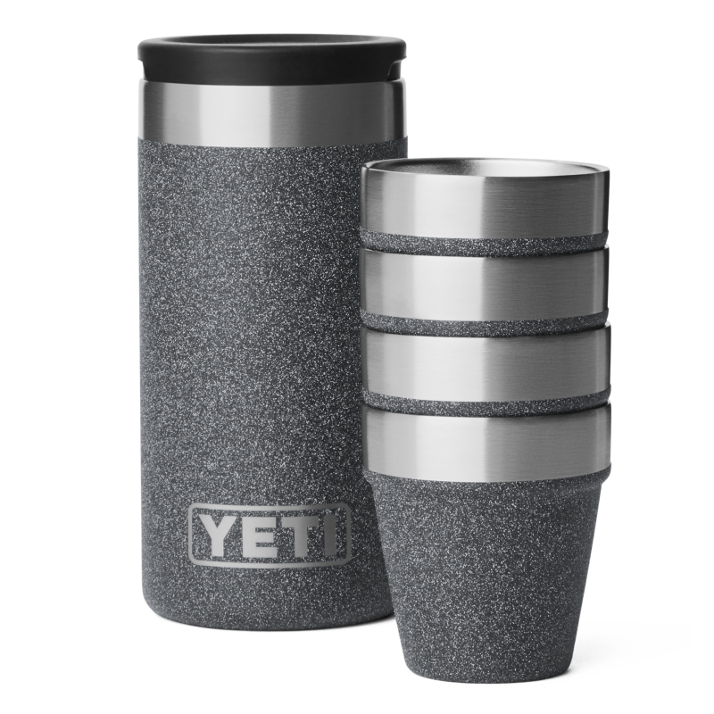 YETI Shot Glasses with Case Blackstone