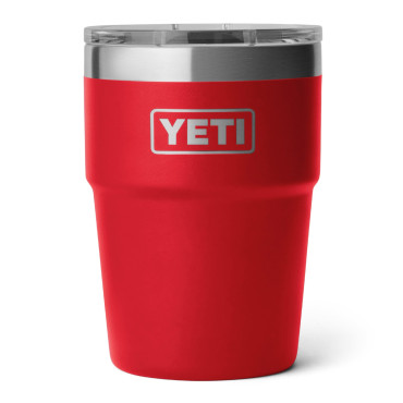 YETI Rambler 16 oz Stackable Tumbler Rescue Red