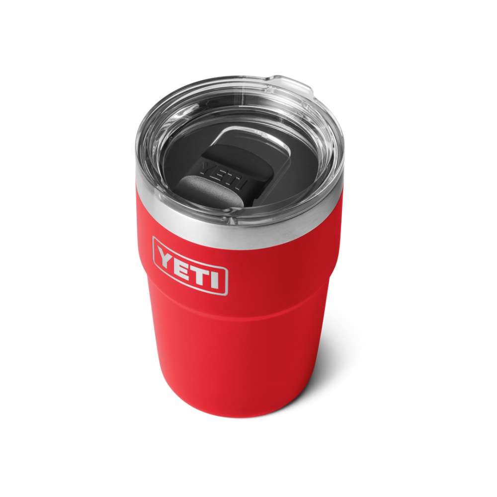 YETI Rambler 16 oz Stackable Tumbler Rescue Red