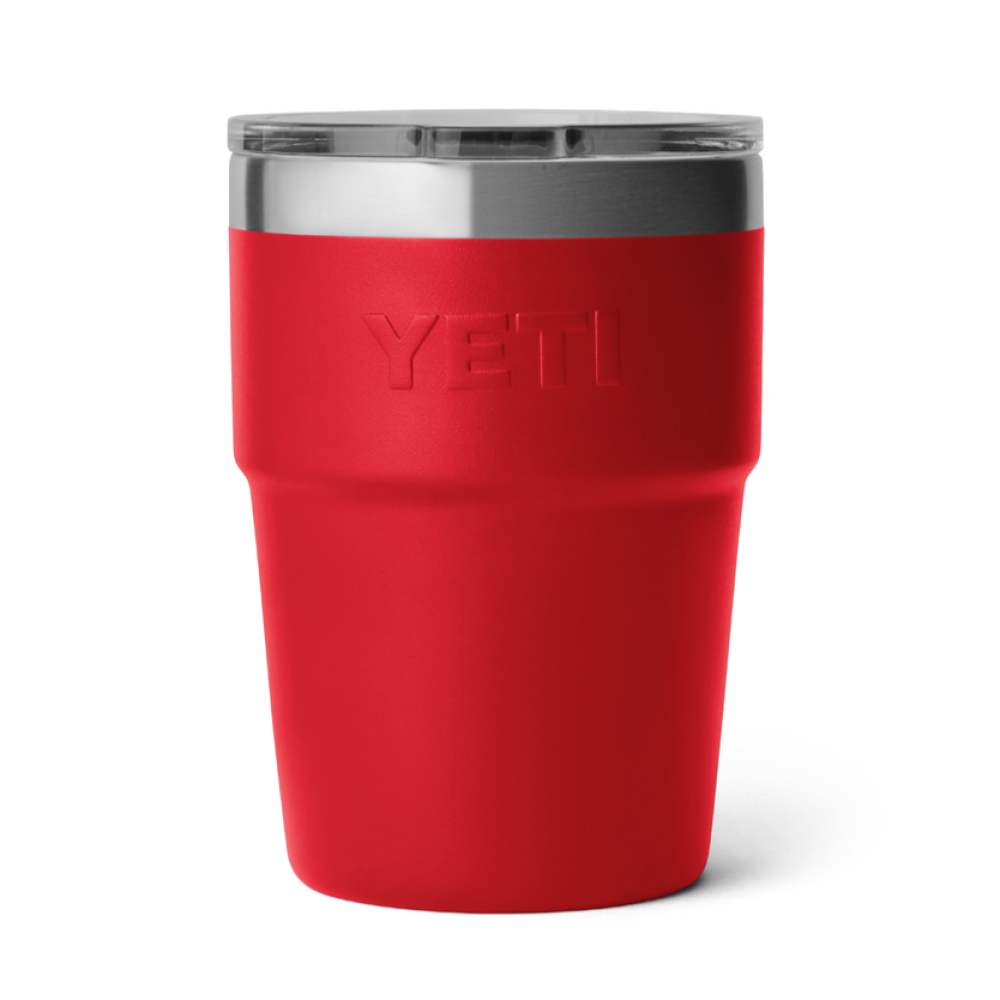YETI Rambler 16 oz Stackable Tumbler Rescue Red
