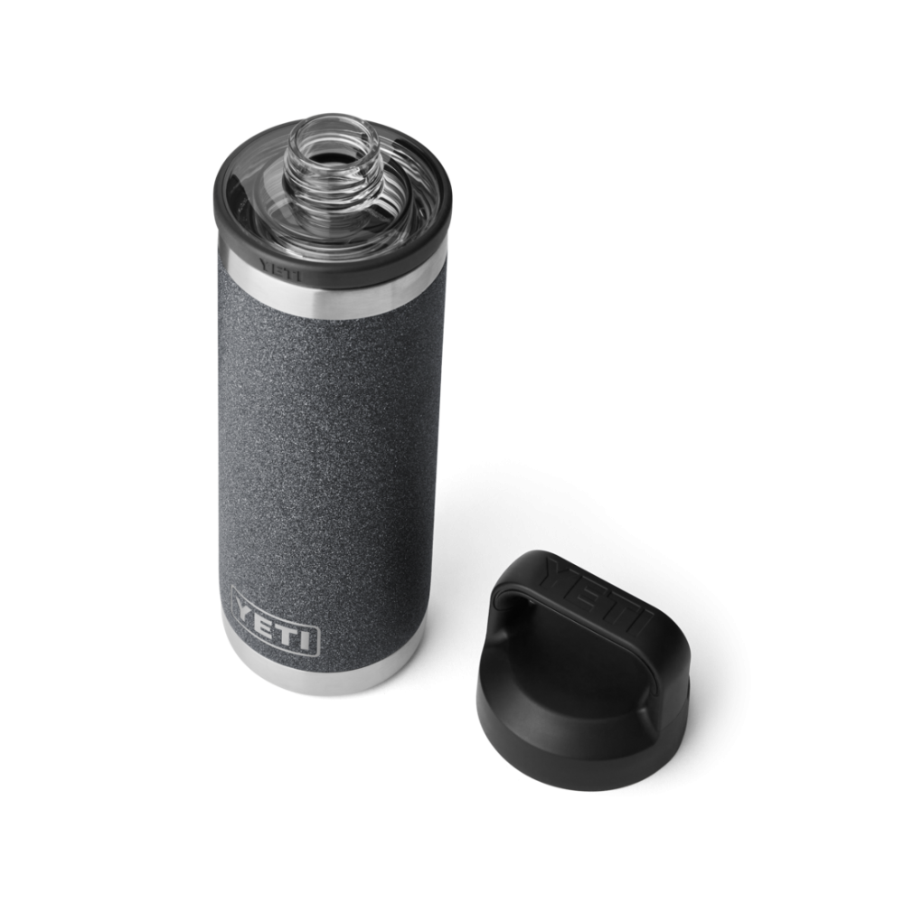 YETI Rambler 18 Oz Bottle Chug Blackstone YETI Rambler 18 Oz Bottle Chug Blackstone