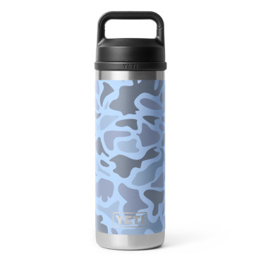 YETI Rambler 18 Oz Bottle Chug Blue Camo