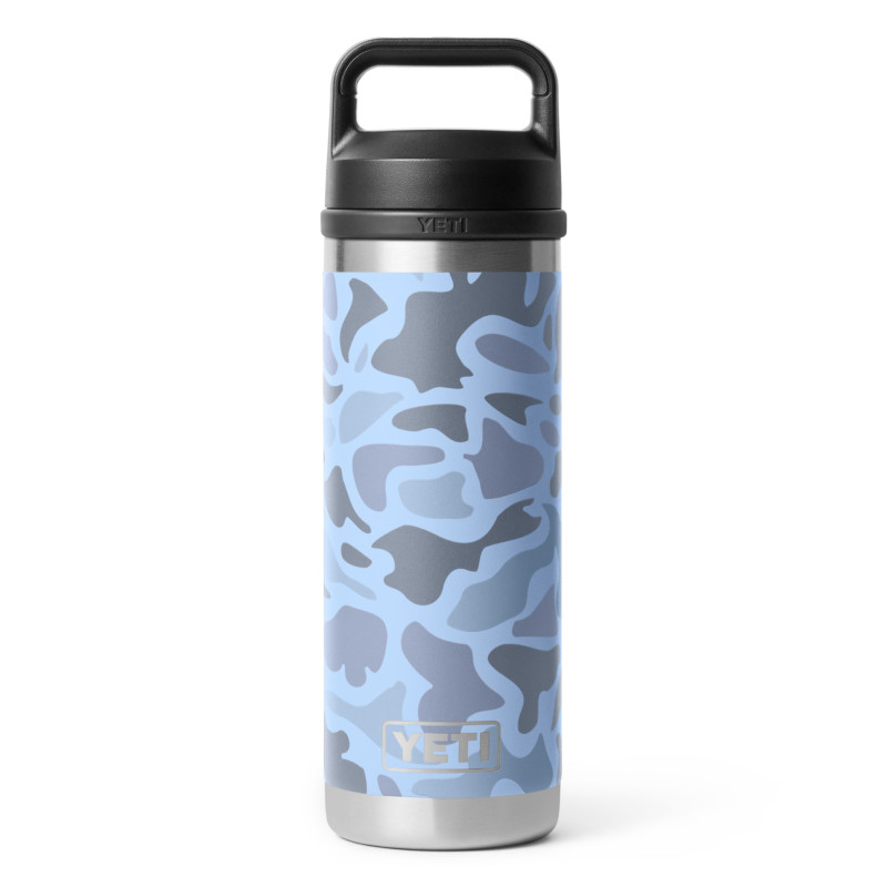 YETI Rambler 18 Oz Bottle Chug Blue Camo