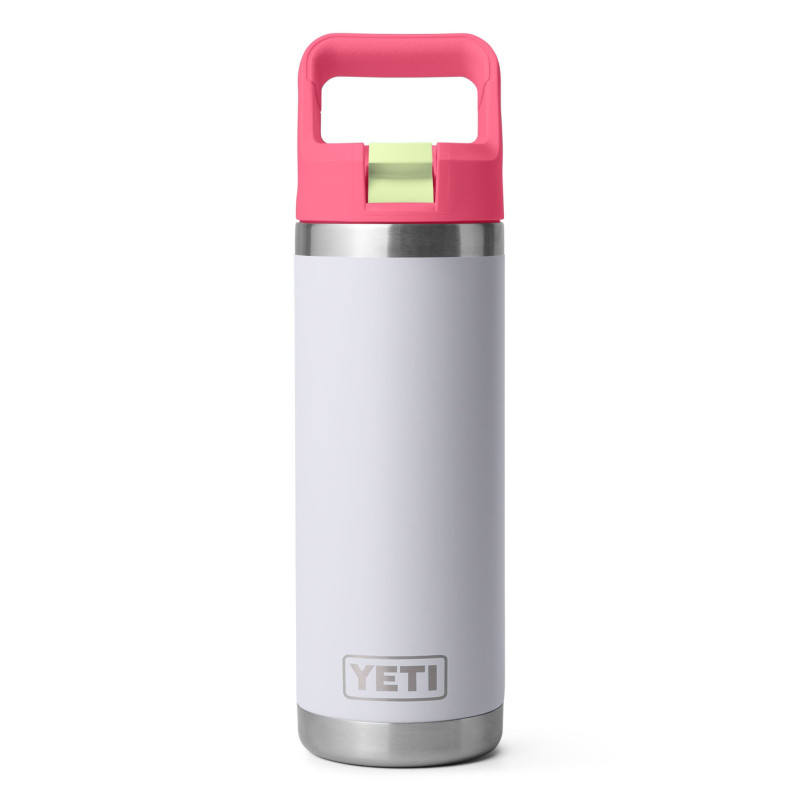 YETI Rambler 18 Oz Straw Bottle Mist/Pink/Grasshopper