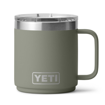 YETI Rambler 10 oz Ceramic Lined Mug Pampa Green