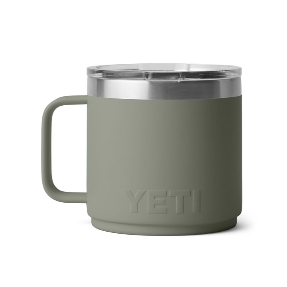 YETI Rambler 14 oz Ceramic Lined Mug 2.0 Pampa Green