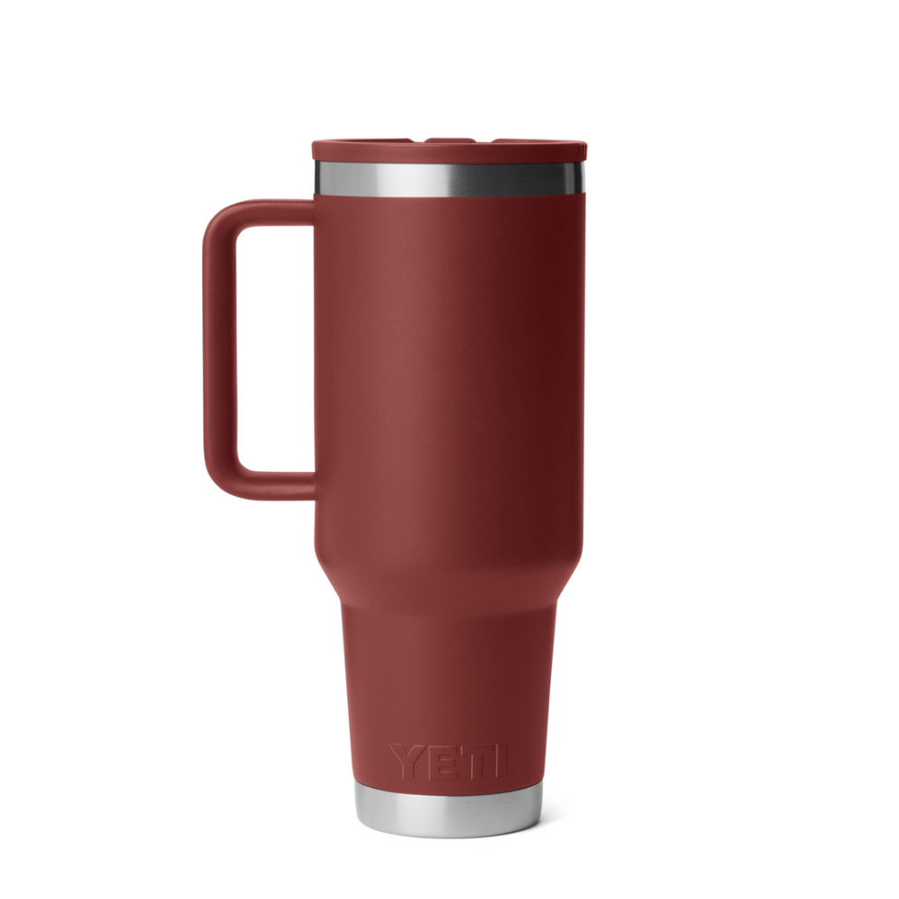 YETI Rambler 40 oz Travel Straw Mug Stag Red