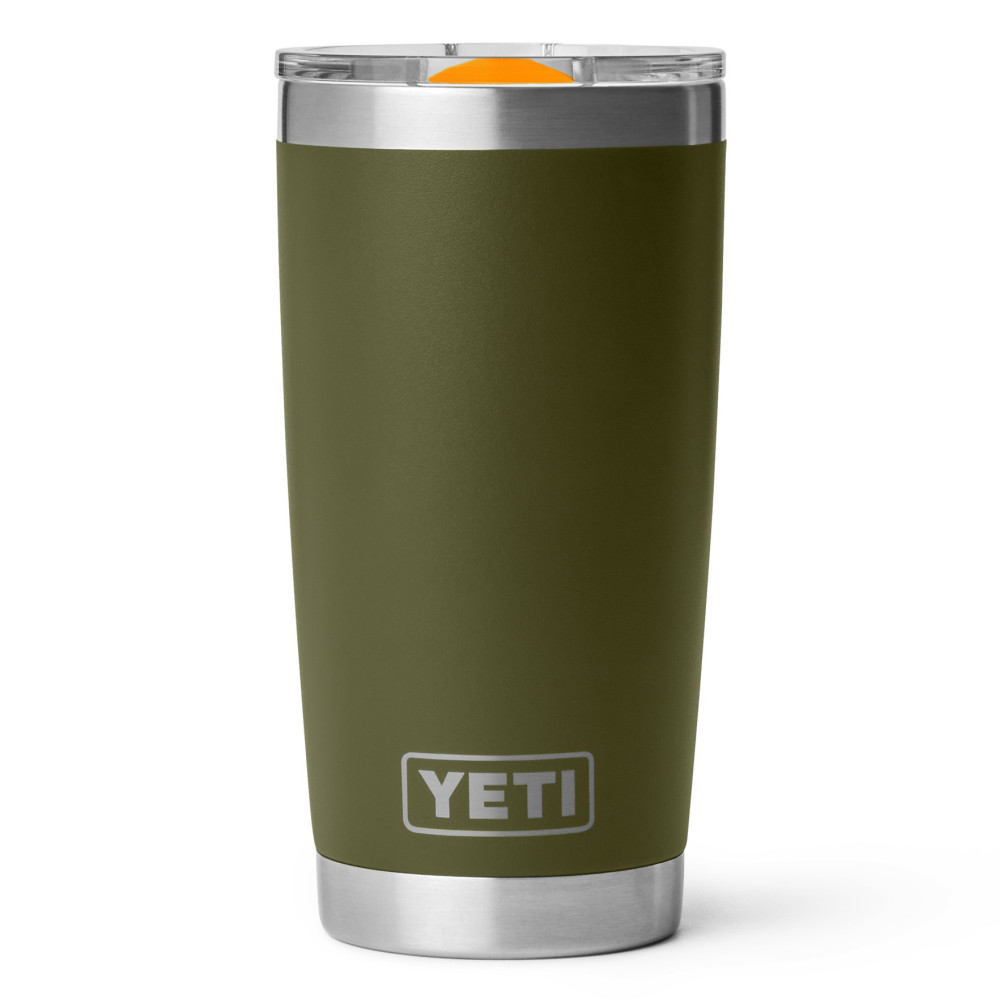 YETI Rambler 20 oz Tumbler Olive / King Crab Orange YETI Rambler 20 oz Tumbler Olive / King Crab Orange