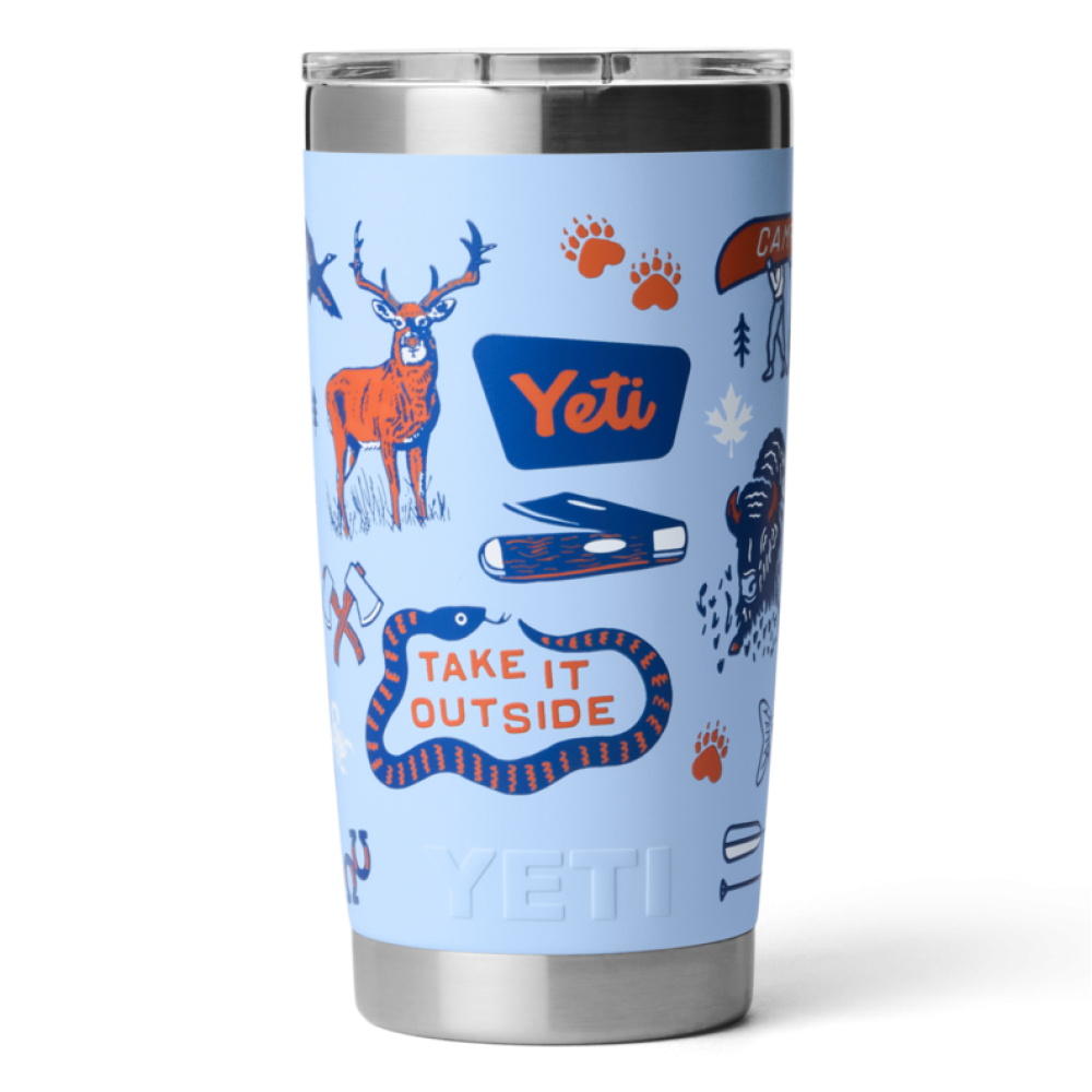 YETI Rambler 20 oz Tumbler Big Sky Summer Camp