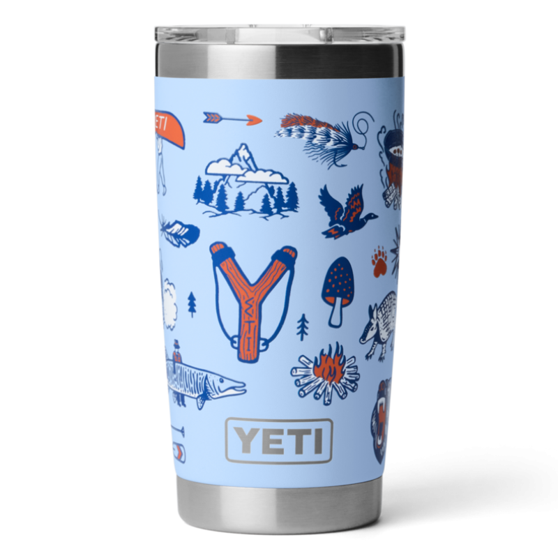 YETI Rambler 20 oz Tumbler Big Sky Summer Camp