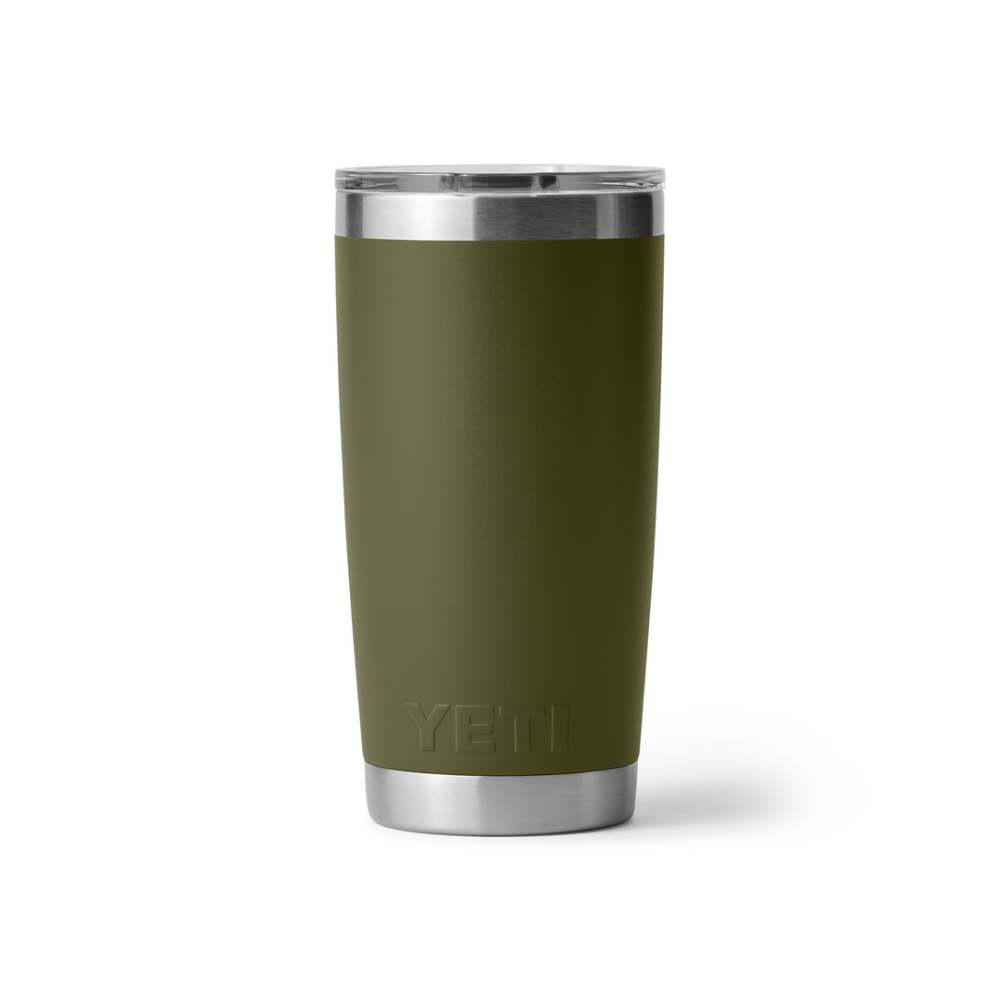 YETI Rambler 20 oz Tumbler Olive / King Crab Orange